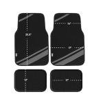 FH Group Car Floor Mats - Carpet Floor Mats for Cars, Universal Fit Automotive Floor Mats, All Purpose Car Floor Mats, Carpet Protector Mat for Most Sedan, SUV, Truck Floor Mats Gray