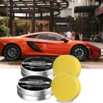 2 Packs Titanium Ceramic Wax Cream for Cars,Advanced 2025 Car Coating & Polishing Wax,Strong Protection & Long-Lasting Shine,Waterless Ceramic Spray Wax,Safe for All Paint,Includes Microfiber Sponge