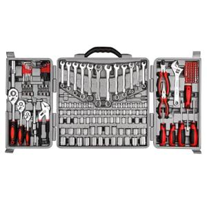 CARTMAN 205-Piece Ratchet Wrench Tool Set