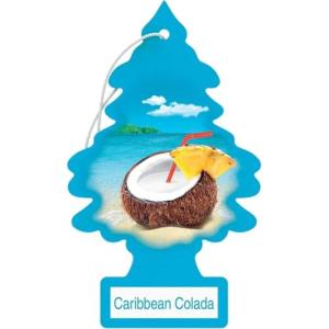 LITTLE TREES Caribbean Colada Car Air Fresheners - 12 Pack