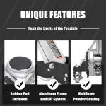 Low Profile Aluminum and Steel Racing Floor Jack