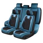 Breathable Leather Car Seat Covers - Universal Fit
