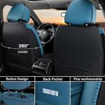 Breathable Leather Car Seat Covers - Universal Fit