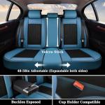 Breathable Leather Car Seat Covers - Universal Fit