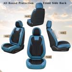 Breathable Leather Car Seat Covers - Universal Fit