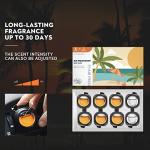 DRIVEJOY Car Air Freshener Vent Clips, 8 PK, 6 Hawaiian, 2 New Car, Car Fresheners for Men Women, Up to 240 Days, Natural Odor Eliminator