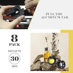 Car Air Freshener Vent Clips, 8 PK, 6 Vanilla, 2 New Car Scent, Provides Long-Lasting Scent, Up to 240 Days, Odor Eliminator