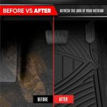 All-Weather Rubber Car Mats with Cargo Liner