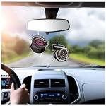 5Pcs Car Air Freshener Incense Chips Scented Ornament Car Auto Parts Turbo Brake Hub Fragrance Hanging Slice, Car Diffuser Ornament Essential Pendant Gift for Car Interior Accessories Home Decor