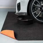 Heavy Duty Oil Spill Mat, Garage Floor Mat for Under Car, 64" X 32", Waterproof, 1/4" Rubber Backing Protects Floor, Reusable, Absorbs All Types of Spills, Oil Absorbent Pads (Black, 64" x 32")