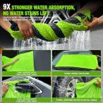 2026 Upgraded 1400 GSM Car Drying Towel-48’’x24’’Extra Large Super Absorbent Twisted-Loop Drying Towels Car Detailing, Non-streak Microfiber Car Wash Detailing/Cleaning Towels for Cars/Trucks/SUVs