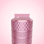 CKAuto Tire Valve Stem Caps, Pink, 4 pcs/Pack, Anodized Aluminum Tire Valve Cap Set, Corrosion Resistant, Universal Stem Covers for Cars Trucks Motorcycles SUVs and Bikes