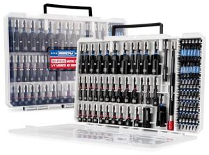 80-Piece Premium Magnetic Impact Nut Driver Set Metric & SAE with Socket Adapters, Bit Holder, Wing Nut Driver, Universal Sockets, Quick Release Extension, Power Bits