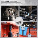 80-Piece Premium Magnetic Impact Nut Driver Set Metric & SAE with Socket Adapters, Bit Holder, Wing Nut Driver, Universal Sockets, Quick Release Extension, Power Bits