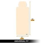 Gorla Gear Beige Premium Universal Fit Waterproof Stain Resistant Tan Khaki Car Seat Cover Neoprene Non-Slip Bucket Seat Dog Sweat Proof Protector Save Your Leather Cloth Seats Van Truck SUV Sedan