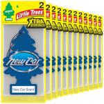 LITTLE TREES Car Air Freshener | Xtra Strength Provides Long-Lasting Scent for Auto or Home | Extra Boost of Fragrance | New Car Scent, 24 Air Fresheners