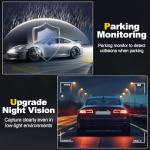 Dash Camera, 4K/1080p Dash Camera Front and Rear, Built-in 5GWiFi, Dash Cam with 64GB SD Card, Full HD 2.0” IPS Screen, for App Control, G-Sensor, Loop Recording, and Parking Mode