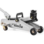 TONDA Floor Jack, Hydraulic Portable Car Lift Jack, 2 Ton (3,800 lb) Capacity, Silver