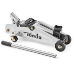 TONDA Floor Jack, Hydraulic Portable Car Lift Jack, 2 Ton (3,800 lb) Capacity, Silver