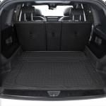 Amazon Basics 4-Piece Heavy Duty PVC Floor Mats with Cargo Liner and Rear, Waterproof Trim To Fit Car Mats, Black