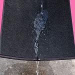 CAR PASS Rainbow Waterproof Universal Fit Faux Leather Car Carpet- Anti-Slip Nibbed Backing Floor Mats for SUV, Vans,Sedans,Trucks, Automotive Set of 4 for Women&Cute Girly (Black with Pink)