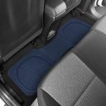 Motor Trend FlexTough Floor Mats for Cars, Blue Deep Dish All-Weather Car Mats, Waterproof Trim-to Fit Automotive Floor Mats for Cars Trucks SUV, Universal Floor Liner Car Accessories