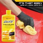 Formula 1 Carnauba Liquid Car Wax, High Gloss Shine & Protection for Auto Paint, Advanced Micropolishing to Remove Haze & Restore Vehicle Paint, 16 oz