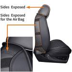 Aierxuan Seat Covers for Truck Chevy Chevrolet Silverado GMC Sierra Pickup 2007-2025 1500 2500HD 3500HD Trail Boss Z71 Crew Double Extended Cab Waterproof Leather Protectors (Full Set, Black)
