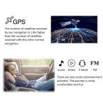 GPS Navigator for Car Truck RV with Bluetooth, Latest 2025 Map 7 inch Touch Screen GPS for Car, Vehicle GPS with Speed and Red Light Warning (Black)