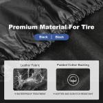 Explore Land 28-29.75 inch Spare Tire Cover Fit Trailer, RV, SUV, Truck, Tough Tire Wheel Soft Cover, Black Fits Entire Wheel Size