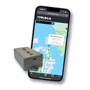 Trak-4 GPS Tracker. Well-Known in USA for Durability and Reliability. for Vehicles, Assets, Equipment. Extended Battery Life, Waterproof, Global Tracking. Subscription Required.