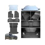 Runine Floor Mats for Hyundai Tucson 2022-2026, All Weather Protection Custom Floor Mats Trunk Cargo and Car Windshield Cover Set for Hyundai Tucson Accessories,Car Floor Liners Set,5packs.
