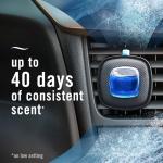 Febreze Car Ocean Scent Air Freshener Vent Clip, .07 oz. Car Vent Clip, Pack of 4