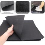 RUENXG 20PCS Black Disposable Car Floor Mats 19.6x15.7 Inch Heavy-Duty Automotive Floor Protectors for Car Wash & Detailing - Non-Slip Vehicle Interior Protector Fits SUV/Truck