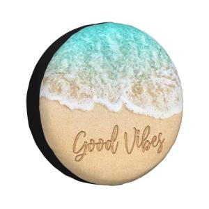 16 Inch Spare Tire Cover Weatherproof Sun Protection Wheel Tire Cover Universal Fit Trailers RV SUV Truck Camper Travel