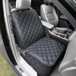 KritterKorner Automotive Seat Covers for Cars, Waterproof Car Seat Cover for Front Seat, PU Leather Car Seat Protector with Nonslip Backing - Universal Fit for Cars, Trucks, SUVs Bucket Seat(1Pcs)