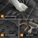 KritterKorner Automotive Seat Covers for Cars, Waterproof Car Seat Cover for Front Seat, PU Leather Car Seat Protector with Nonslip Backing - Universal Fit for Cars, Trucks, SUVs Bucket Seat(1Pcs)