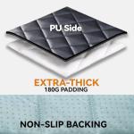 KritterKorner Automotive Seat Covers for Cars, Waterproof Car Seat Cover for Front Seat, PU Leather Car Seat Protector with Nonslip Backing - Universal Fit for Cars, Trucks, SUVs Bucket Seat(1Pcs)