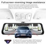 4K Dual Dash Cam for Cars, 9.66” Touchscreen Mirror Camera with WiFi, CarPlay, Suitable for All Models, Front 4K + Rear 1080P Recording, Night Vision, Parking Assist, 128G sd Card