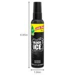 LITTLE TREES Car Air Freshener | Spray Provides a Long-Lasting Scent for Auto or Home | On-the-go Freshness | Black Ice, 6 Air Fresheners