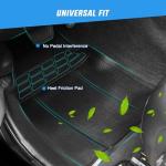 Nilight Rubber Floor Mats for Cars Trucks SUVs,Universal Trim to fit for Most Vehicles,All Weather Protection Heavy Duty Floor Liners,Pack of 4