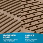 BDK Heavy Duty 4pc Front & Rear Rubber Floor Mats for Car SUV Van & Truck-All Weather Protection Universal Fit