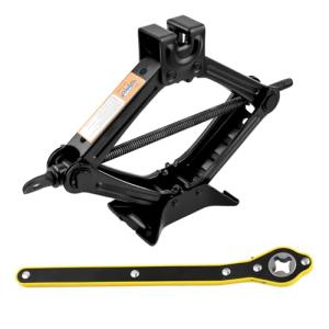 Scissor Jack for Car with Ratchet Wrench,1.5T (3307lbs) Capacity Scissor Car Jack Kit for Lifting Light Vehicles,Heavy Duty Vehicle Accessories Tire Jacks Lifting Range of 3.94-13.19"