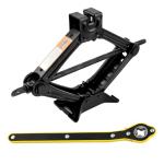 Scissor Jack for Car with Ratchet Wrench,1.5T (3307lbs) Capacity Scissor Car Jack Kit for Lifting Light Vehicles,Heavy Duty Vehicle Accessories Tire Jacks Lifting Range of 3.94-13.19"