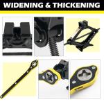 Scissor Jack for Car with Ratchet Wrench,1.5T (3307lbs) Capacity Scissor Car Jack Kit for Lifting Light Vehicles,Heavy Duty Vehicle Accessories Tire Jacks Lifting Range of 3.94-13.19"