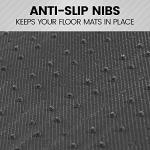 Beige 4-Piece Carpet Vinyl Car Mats