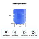 12PCS Fluorescent Car Tire Valve Stem Caps, Luminous Wheel Valve Tire Air Cover, Illuminated Dustproof Corrosion Resistant, Auto Accessories Fit for Motorcycles, SUV, Trucks, Bicycles (Blue/12PCS)