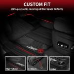 LASFIT Floor Mats&Trunk Mat for Toyota RAV4 2019-2025(Not Fit Hybrid) All Weather TPE Mats Custom Fit for Floor Liner for Toyota RAV 4 LE/XLE/Limited/TRD/Adventure Front and Rear 2 Row Car Mats,Black