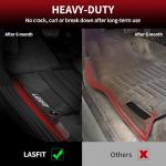 LASFIT Floor Mats&Trunk Mat for Toyota RAV4 2019-2025(Not Fit Hybrid) All Weather TPE Mats Custom Fit for Floor Liner for Toyota RAV 4 LE/XLE/Limited/TRD/Adventure Front and Rear 2 Row Car Mats,Black