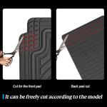 Mandark Car Floor Mats Full Set, 5PCS Deep Dish All Weather Waterproof Heavy Duty Vehicle Pad, Automotive Interior Protection Flooring Liner Accessories, Universal for SUV Sedan Truck (Black)